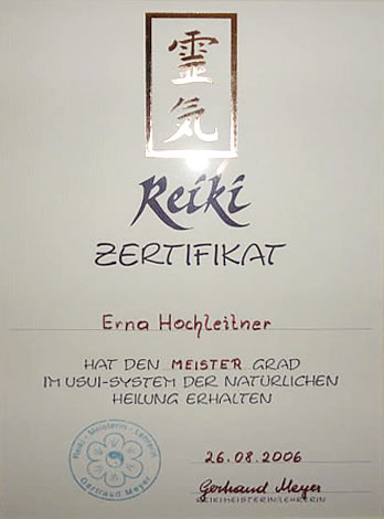 Erna Hochleitner - Energiearbeit Erna Hochleitner - Energiearbeit